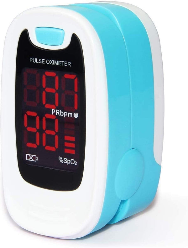 CONTEC LED CMS50M Pulse Oximeter, SpO2 and PR Value Waveform Blood Oxygen Monitor with Neck/Wrist Cord