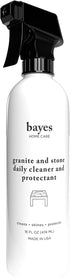 Bayes Granite and Stone Daily Cleaner and Protectant, 16 oz, Cleans, Shines, and Protects Granite, Quartz, Marble, Tile