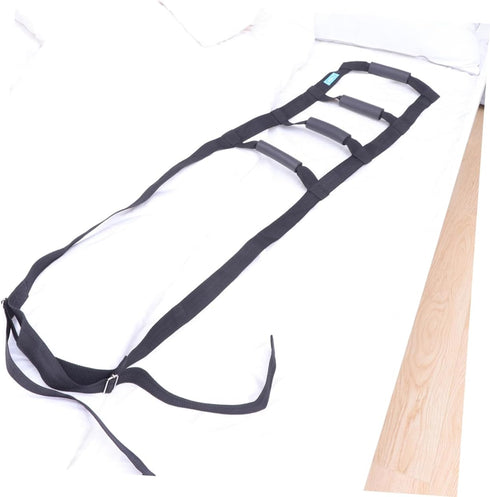KOMBIUDA Bed Ladder Assist Device with Strap for Elderly Seniors and Patients Comfortable Grips for up Bed Design