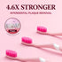 Whitening Toothbrush 4 Count, Medium Toothbrushes for Adults, 9Mils High Strength Soft Bristle, Oral Care for Teeth
