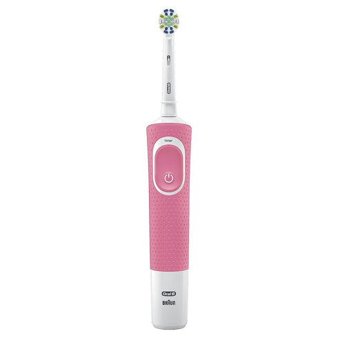 Pink Oral-B Vitality FlossAction Electric Toothbrush with Replacement Head