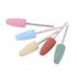 Silicone Nail Grinder Drill Bit, 5pcs Professional Nail Art Polisher Tools for Gel Remove and Smoothing