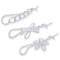 Parcelona French Twist n Clip Hair Barrette - Flower, Bow, and Chain 4" Non Slip Hair Accessories