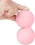Xensamy Double Lacrosse & Micro-Elastic Peanut Massage Ball - Myofascial Release Tool for Muscle, Back, Foot