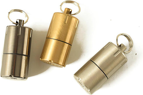 The World's Smallest Kerosene Lighter! Portable Metal Miniature EDC Gear Waterproof Tiny Peanut Lighter