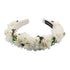 Luxury Handmade Crystal Stone Pearl Flower Headbands, Hair Accessories for Women, Wedding Hairband