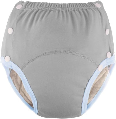 LEEMOOCARE Cotton Incontinence Pants for Adults: Washable, Breathable, Adjustable Leak-Proof Underwear for Elderly