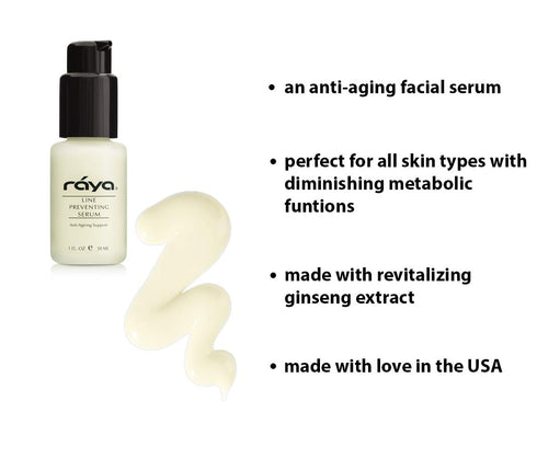 RAYA Line Preventing Serum (507) - Anti-Aging Facial Treatment for Fine Lines and Wrinkles