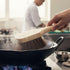 Soro Essentials 8 - Wok Pot Brush with Palmyra Bristles and Wooden Handle- Wok Brush Kitchen Cleaning Brush Pot Scraper