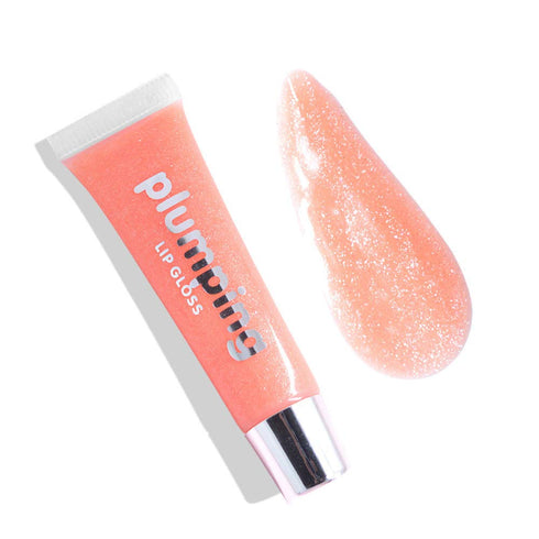 MAEPEOR Glitter Glossy Plumping Lipgloss, 9 Colors Moisturizing Lip Plumper Shiny Jelly Lip Gloss for Women and Girls