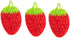 UPKOCH 3Pcs Fun Strawberry Shape Dish Scrubber - Super Soft Absorbent Dish Sponges for Washing Dishes