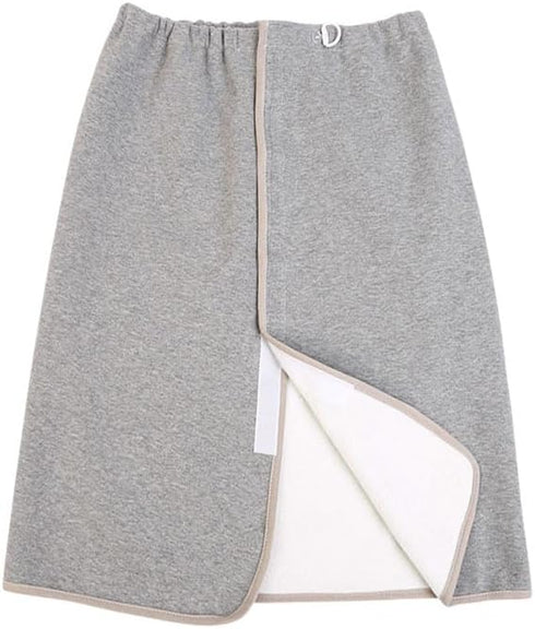 Yodilala Unisex Diaper Skirt, Leak-Proof Waterproof pad, Adjustable and Reusable(Grey,M)