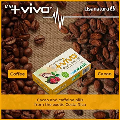 Vivo Herbal Supplement - Sugar, Gluten & Lactose Free, 30 Tablets