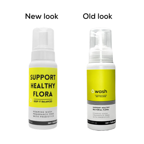 WASH Fragrance-free, Unscented Intimate Foam Wash I Sulfate-free with Prebiotics I Naturally Control Body-Odor