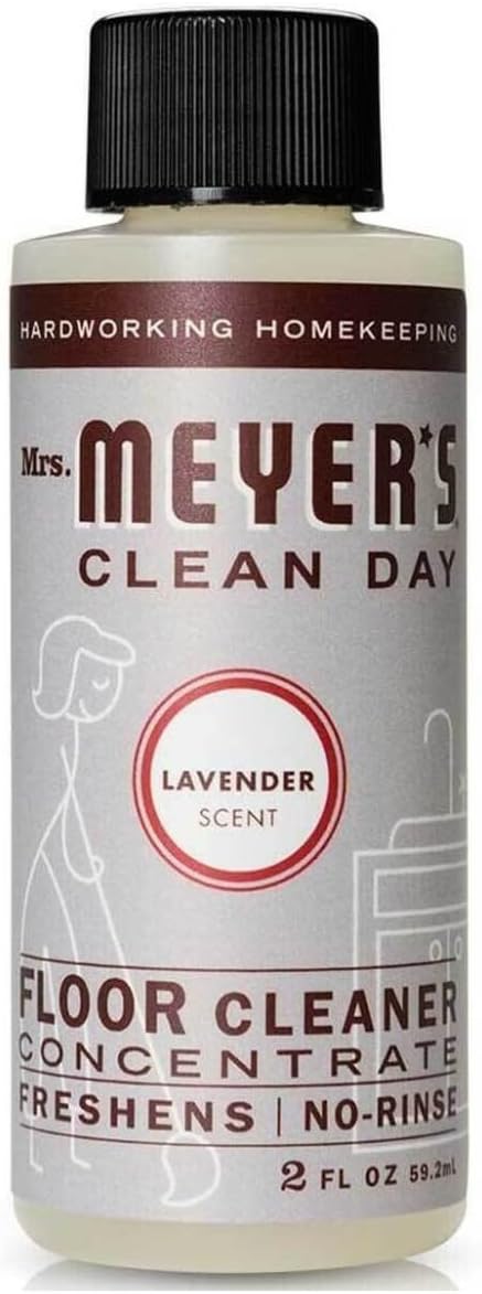 Pack, 4x 2 OZ Mrs. Meyers Clean Day Lavender Variety Concentrated Laundry Detergent + Floor Concentrate, FL each