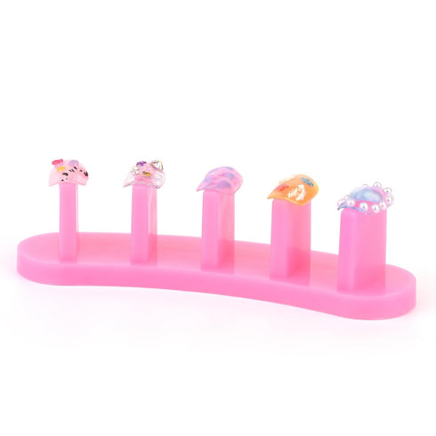 KADS 3pcs/set High Quality Plastic Tip Stand for Nail Art Practice Training Tool, False Tips Display