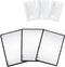 MAGDEPO 3X Magnifying Sheet 3 Pack Plastic Lightweight Page Lens + 3 Card Magnifying Lenses for Reading
