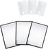 MAGDEPO 3X Magnifying Sheet 3 Pack Plastic Lightweight Page Lens + 3 Card Magnifying Lenses for Reading