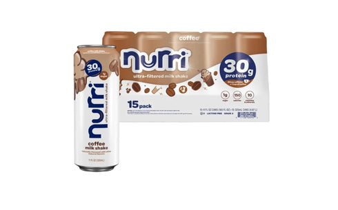 nurri Protein Milk Shake , 30g Protein, 1g Sugar, 150 Calories, 10 Vitamins