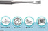 Professional Dental Tartar Scraper Tool, Stainless Steel Plaque Remover for Oral Hygiene Care