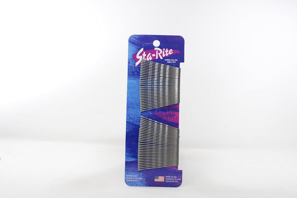 Sta-Rite Bobby Pins, Silver Hair Pins, 60-Count Pack