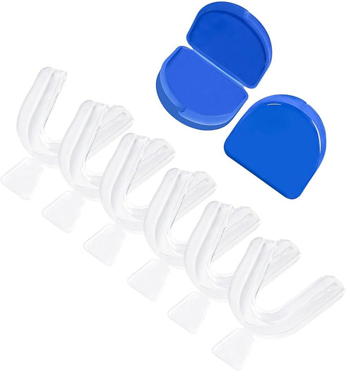 Piullzze 6PCS Teeth Whitening Tray Kit Mouth Trays, Thermoform Moldable Teeth Tray for