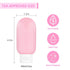 TSA Approved Travel Bottles Set, 4 Pack Portable Leak Proof Refillable Containers for Toiletries