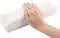 Nail Arm Rest Hand Cushion, Soft Sponge Stripe Leather Pillow for Manicure, Salon Armrest Tool (White)