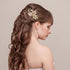 inSowni 20 Pack Bridal Wedding Hair Combs, Dusty Pink & Blue Flower Hair Pins, Floral Accessories