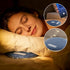RAINPOT (1PC) Bone Conduction Pillow Speaker - Ultrathin Sleep Sound Machine with Soft Fabric Cover, Portable White
