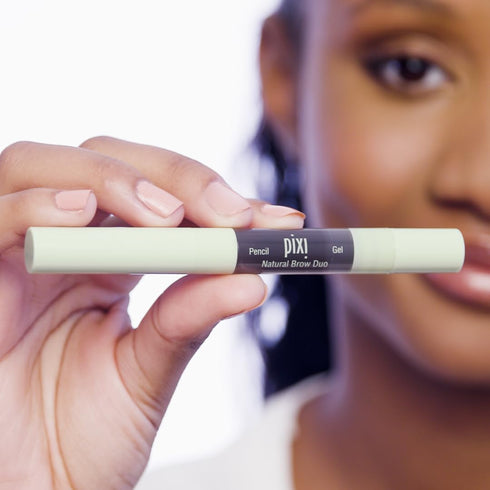 Pixi Natural Brow Duo, Natural Brown, 0.2oz
