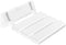 YUMIONB 12.6"X13.38" Foldable Shower Seat, Modern Stainless Steel Folding Shower Seat Bench Wall