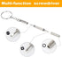 Eyeglasses Repair Kit, HKIDEE Sunglasses Kit with 1000PCS Screws and 6 Pcs Screwdrivers for Repair
