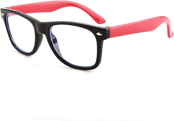 Kids Blue Light Blocking Glasses - Rectangle Digital for Boys and Girls Age 5-12
