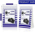 500 Pieces Lens Cleaning Paper Tissue and 2 Double Sided Cleaning Cloth-Lens Cleaning Paper for Camera Lenses, Microscopes, Computer Screens, Magnifiers, Glasses, 10 Booklets