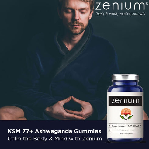 Ashwagandha Gummy 3,000mgs | Extra Strength | KSM-77+ High Potency, 10% Withanolide | Delicious Peach Mango | 60 Count