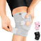 Bracoo Knee Support Brace for Men Women, Adjustable Compression Sleeve Wrap, Patellar Pad for Injury Recovery