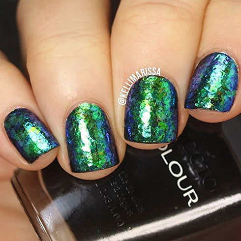 Whats Up Nails - Mermaid Flakies Nail Art