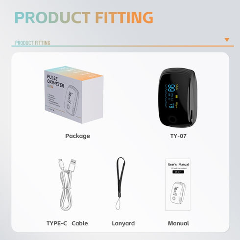 SpO2 SpO2 Rechargeable Pulse Oximeter Fingertip Oxygen Monitor Fingertip with Pulse Rate and PI RR OLED Precision Fast
