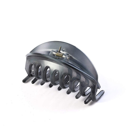 Premium Chic Styling Hair Claw Clip, Strong Holding Power Hair Grip for Thick Hair - Black & Gray