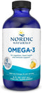 Nordic Naturals Omega-3, Lemon Flavor - 8 oz, 1560 mg Omega-3, Fish Oil for Immune Support, Brain & Heart Health