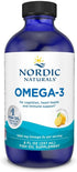 Nordic Naturals Omega-3, Lemon Flavor - 8 oz, 1560 mg Omega-3, Fish Oil for Immune Support, Brain & Heart Health