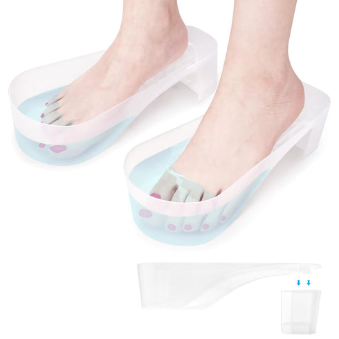 Yokilly Toe Nail Soaking Bowl, 2 PCS Shoe Design Foot Bath Soak Tub for Acetone Proof Pedicure Foot Spa
