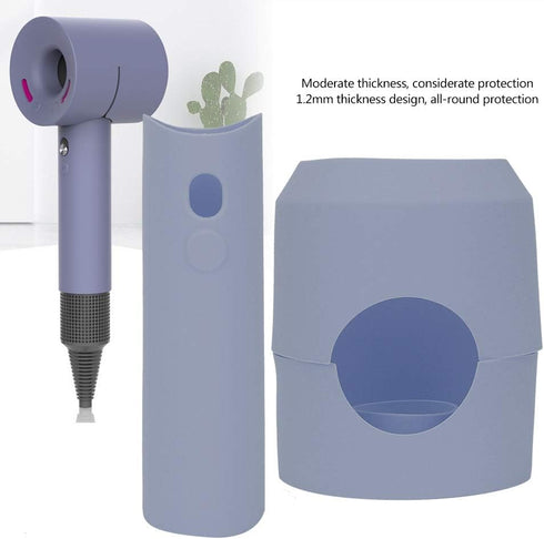 Quality Silicone Protective Cover for Dyson Hair Dryer, 2mm Thickness, Dust Proof, Multiple Colors Available