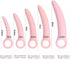 Set, 5-Pack Guasha Massage Silicone Tool Pink