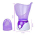 Facial Steamer Professional Steam Inhaler Facial Sauna Spa for Face Mask Moisturizer - Sinus with Aromatherapy; Pores with Timer and Extract Blackheads, Diffuser Skin Care(Purple)