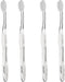 LINHART Extra Soft Toothbrush - Teeth Whitening Toothbrush with Multi Length Bristles, 4 Pack