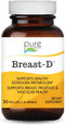 Breast D by Pure Essence, 30 Capsules for Estrogen Balance, Hormonal Acne & Menopause Support with Vitamin D3