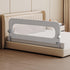 ZOtterly Baby Bed Rail Guard for Toddlers, Grey, Oxford Fabric, Iron Pipe, Rectangular,