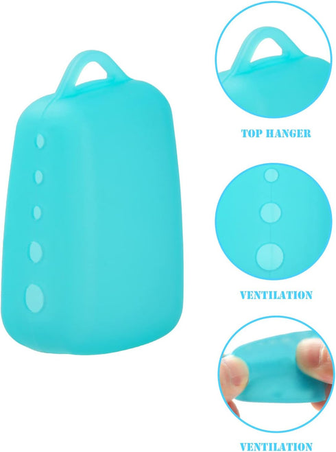 5 Packs Toothbrush Covers, Silicone Caps for Electric & Manual Toothbrush, Travel Essentials